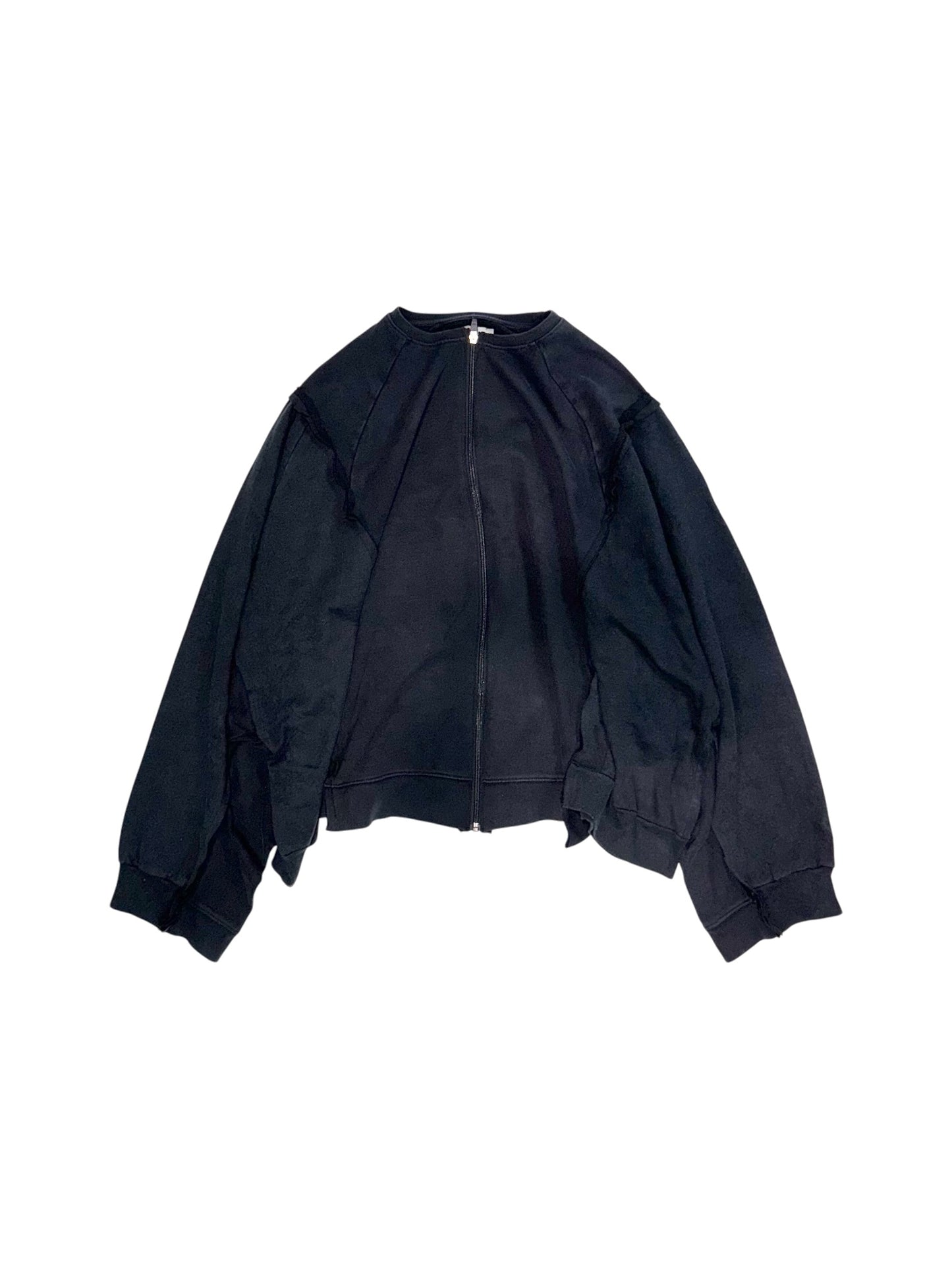 再倖築 Ⅲ. FOLD IN SHADOW - WIDE ZIP SWEAT