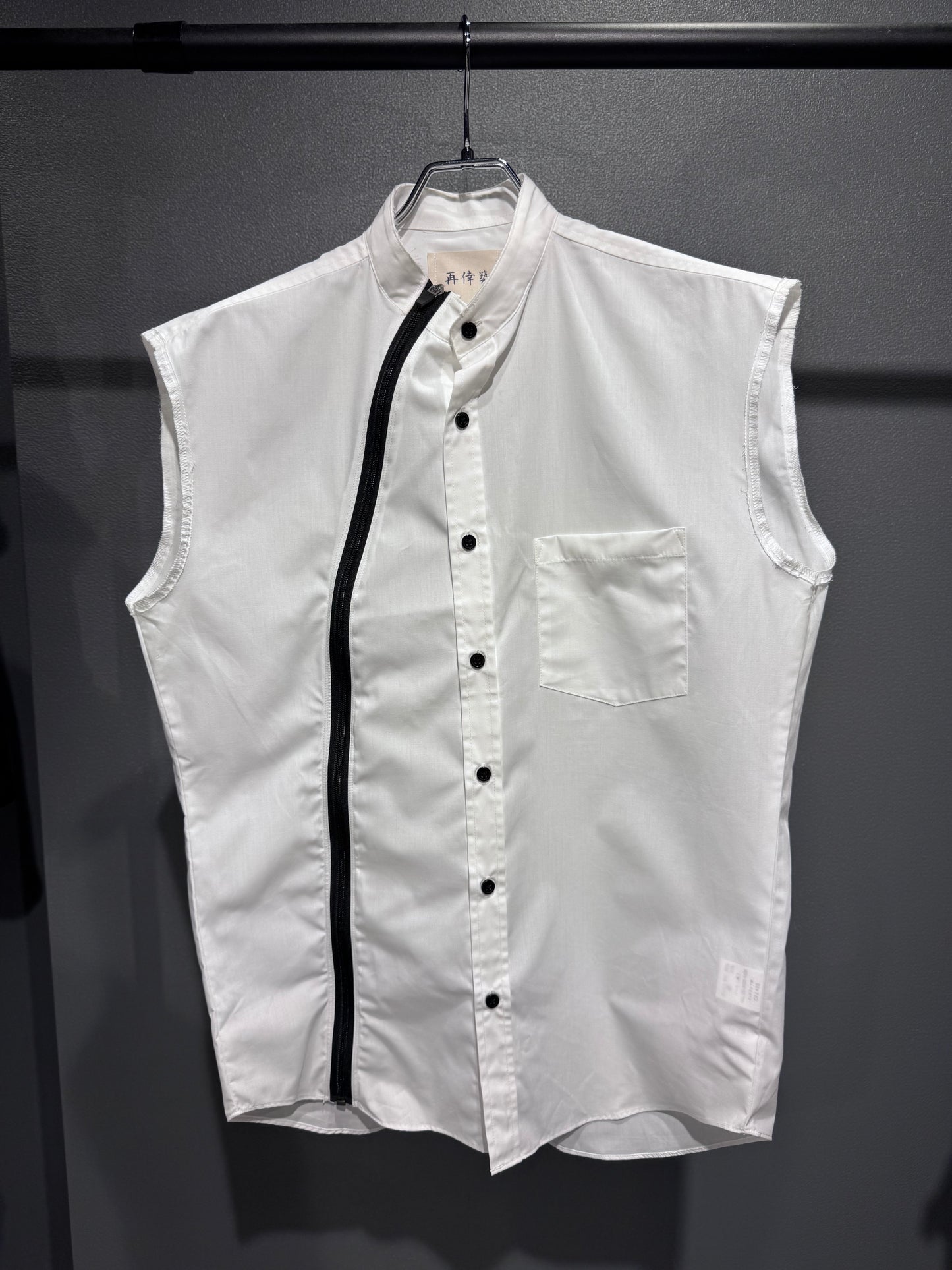 SAIKOUCHIKU zip vest shirt