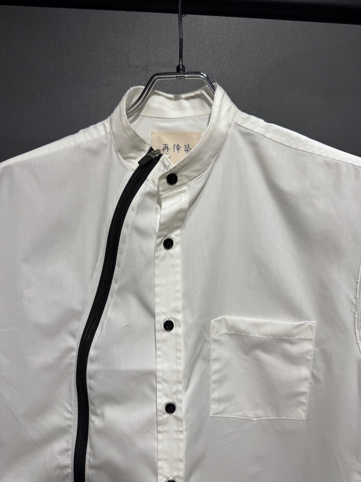 SAIKOUCHIKU zip vest shirt
